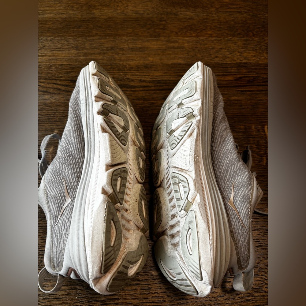 HOKA OneGaviota 5 Gray/Rose Gold Women’s 7.5B - Picture 7 of 9
